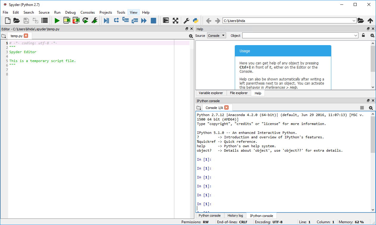 Spyder IDE